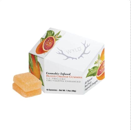 WYLD Blood Orange Gummies - Sativa - 100mg