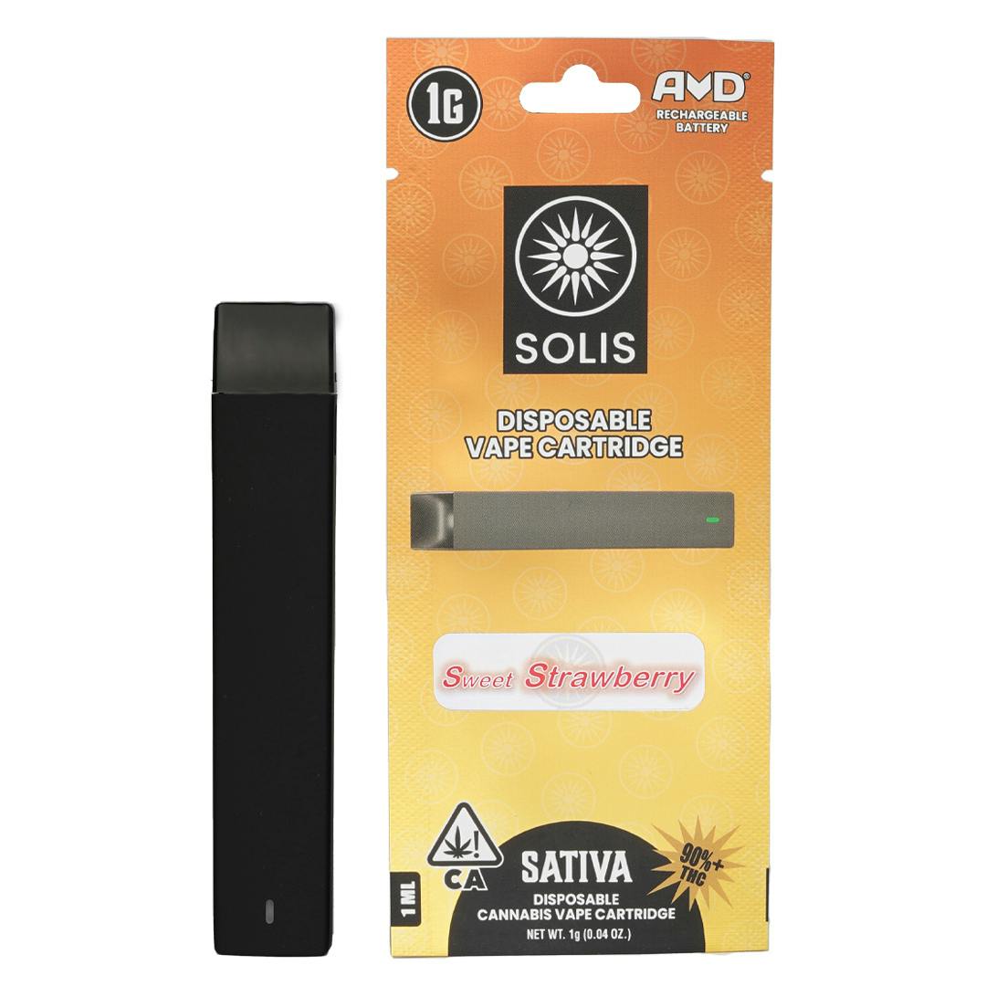 Sweet Strawberry - Disposable Vape Cart - 1G