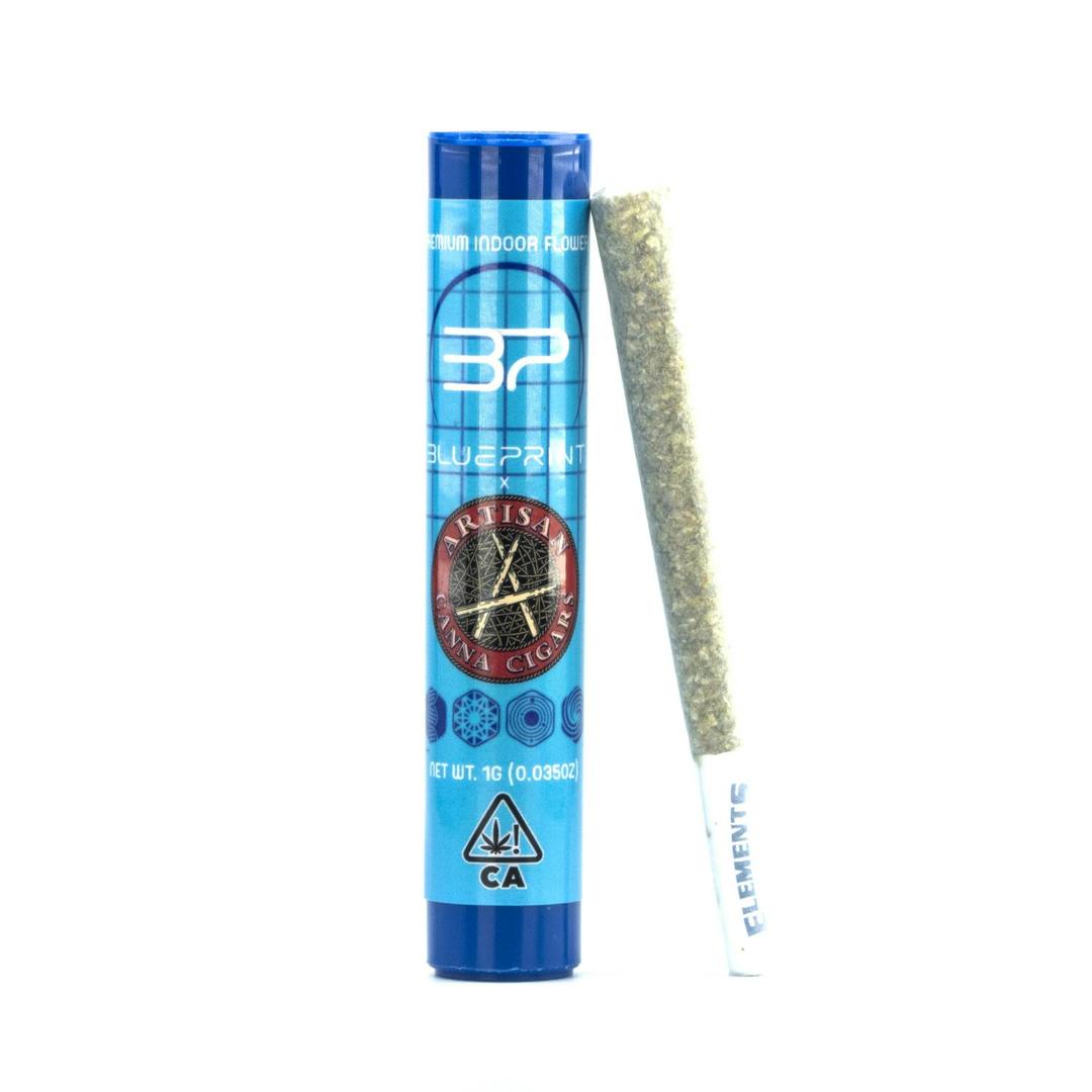 1g Blue Print Preroll/ Purple Dino (I/S)