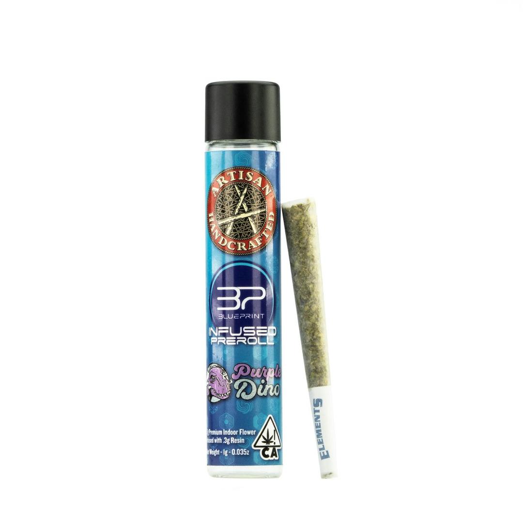 1G BLUEPRINT Infused preroll / Purple Dino (I/S)
