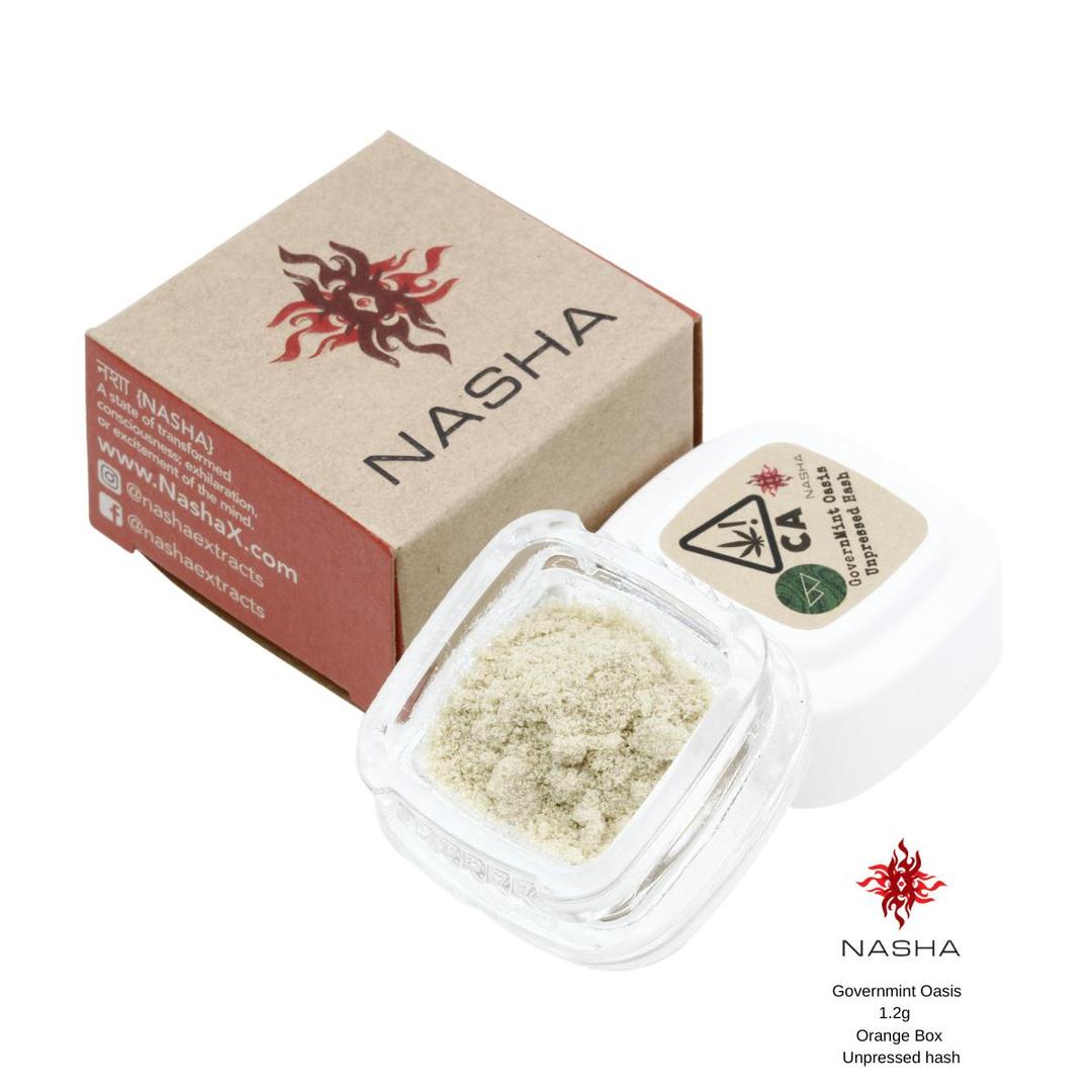 Governmint Oasis 1.2g Orange Unpressed Hash (Whitethorn Valley)