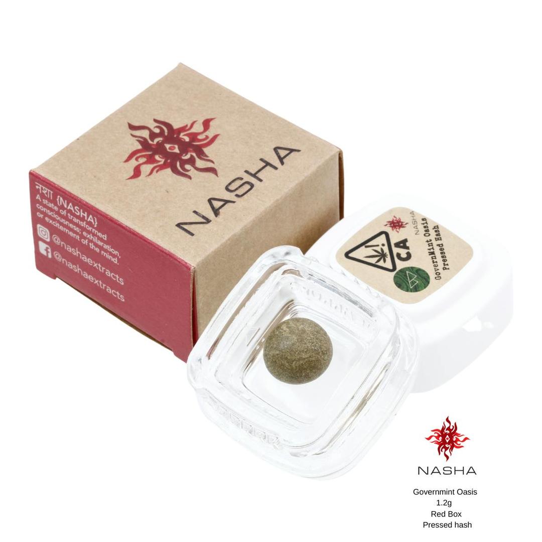 Governmint Oasis 1.2g Red Pressed Hash (Whitethorn Valley)