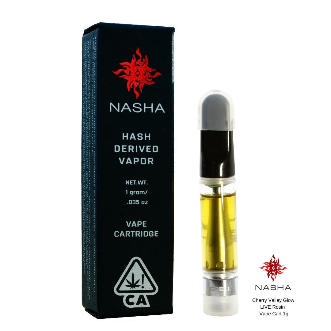 Cherry Valley Glow Live Rosin Vape Cart 1 gram