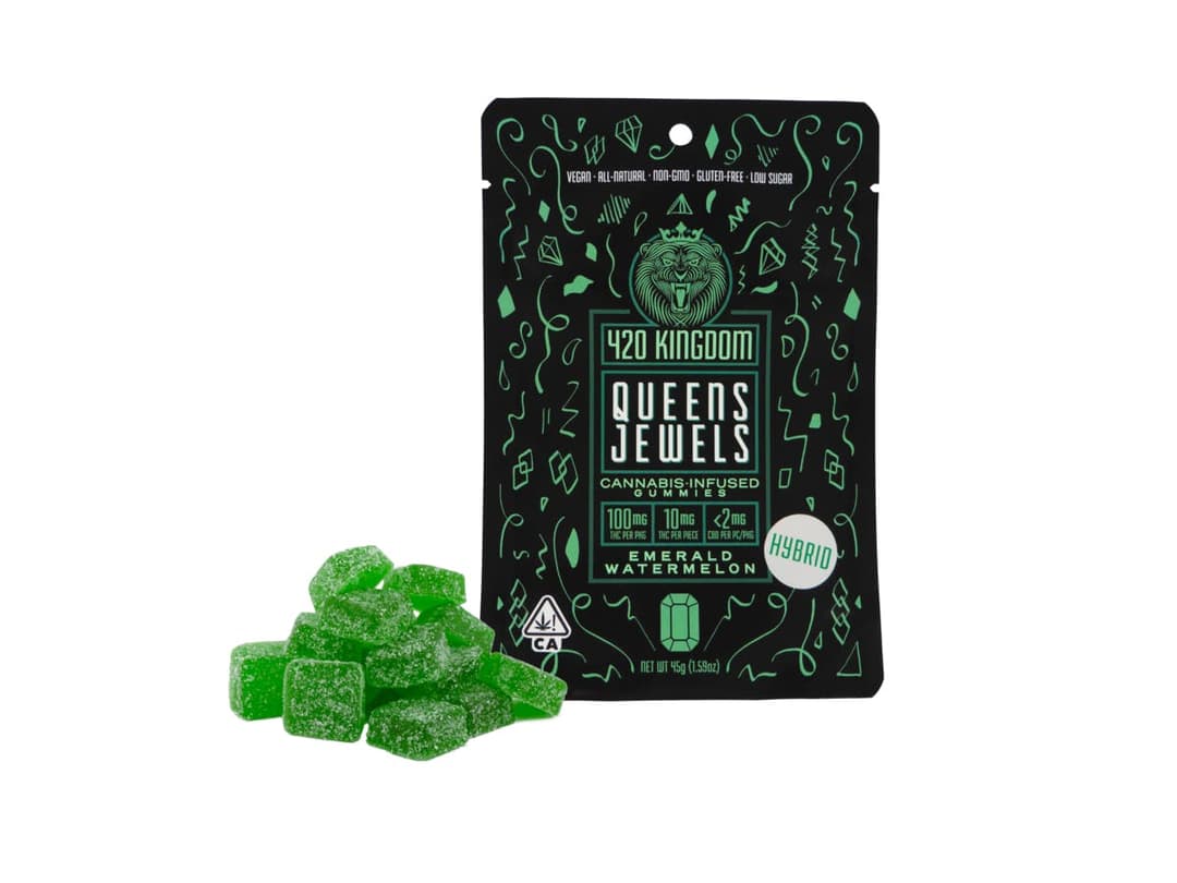 Queen's Jewels - Emerald Watermelon - 100mg Gummies - 10pk