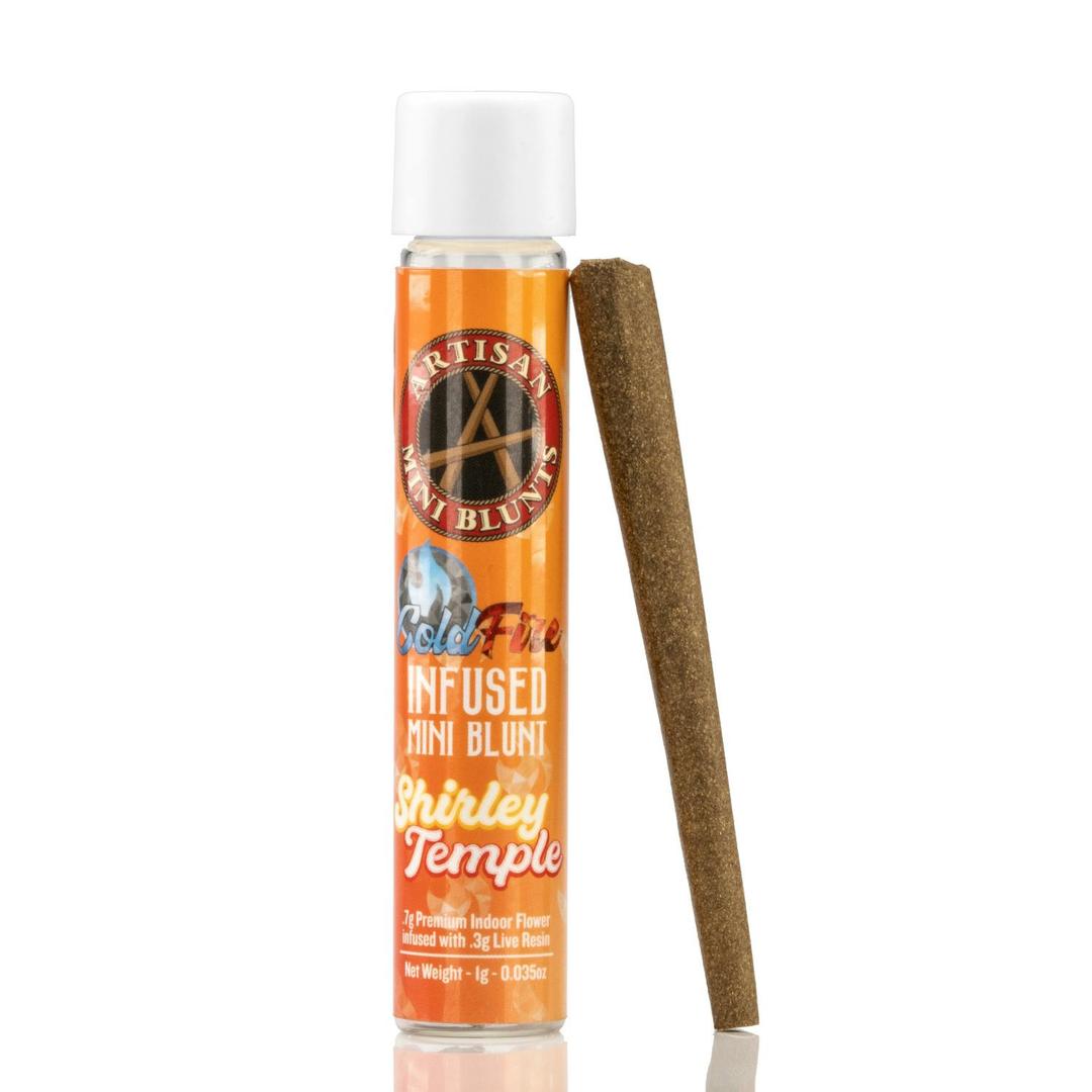 1g Cold Fire Infused 1g hemp Blunt/ Shirley Temple (H)