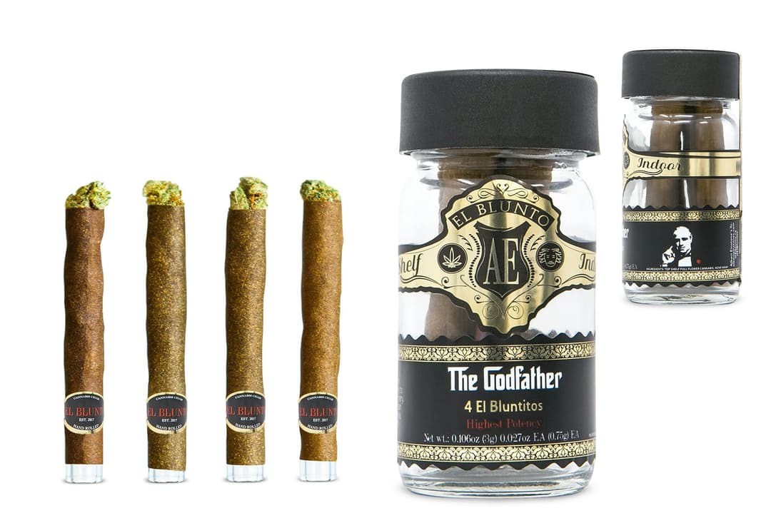 El Bluntito - 4-Pack - The Godfather - 4 x .75G [Mini Blunt Pack]