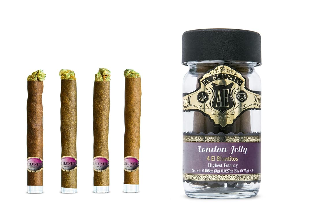 El Bluntito - 4-Pack - London Jelly - 4 x .75G [Mini Blunt Pack]