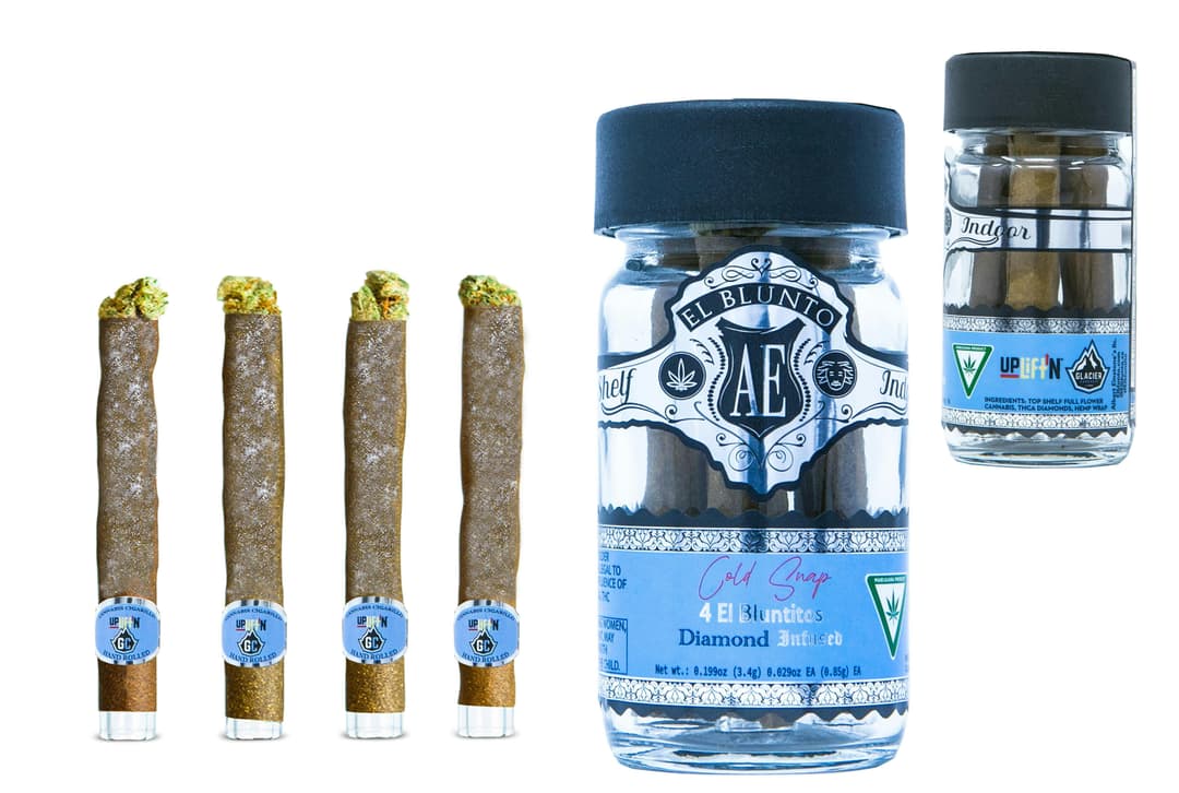 El Bluntito x Uplift’N - 4-Pack - Cold Snap - 4 x .85G - Diamond Infused