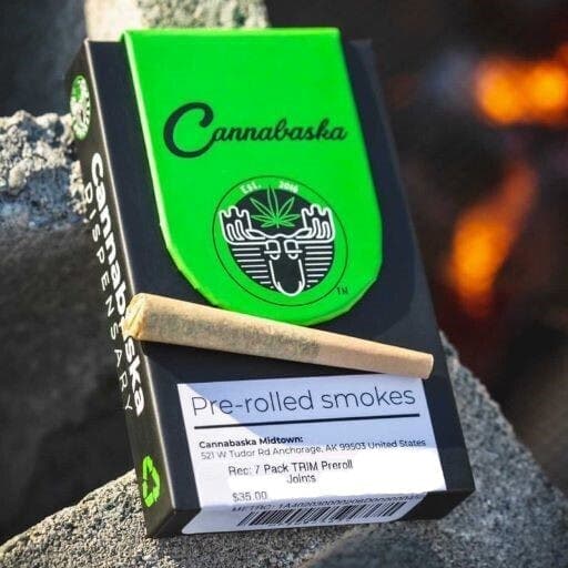 7pk Indica Trim Pre-Rolls: Raindance 26.54%