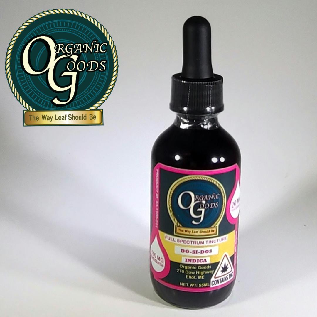 Organic Goods Tincture THC Full Spectrum Do-Si-Dos 1100 MG