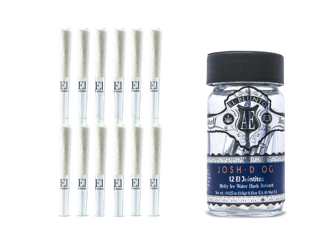 El Jointito - 12 Pack - Josh D OG - Hash Infused - 12 x .3G [Mini Joints]