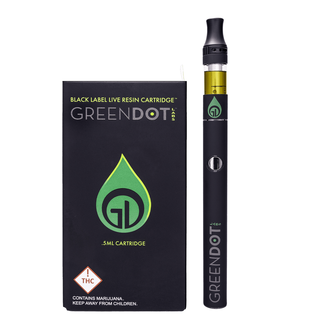 GDL Black Label Live Resin Cartridge (.5g) | Cherry Fluff