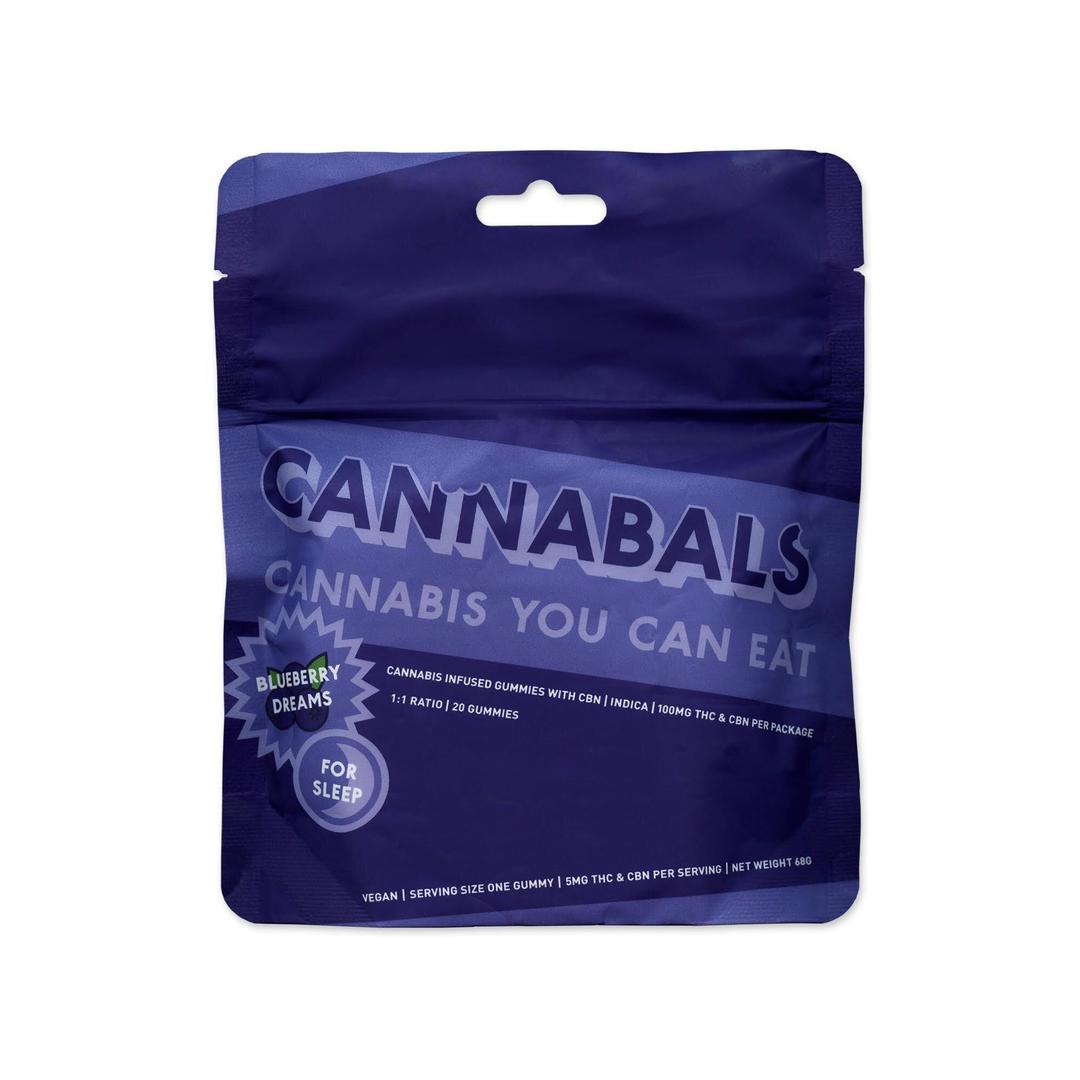 Blueberry Dreams - Fast-Acting Sleep Gummies - 100mg THC/CBN