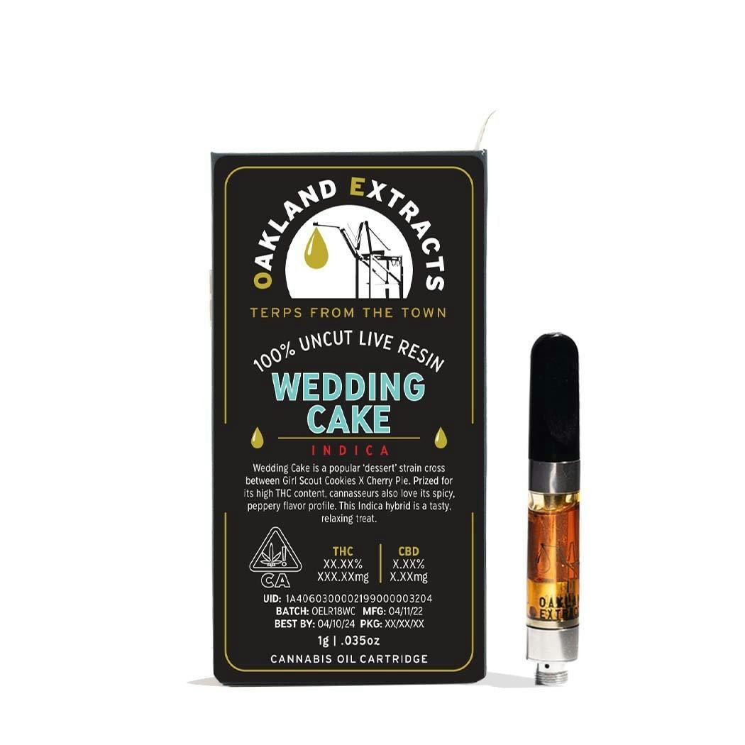 Wedding Cake Uncut Live Resin Vape Cart