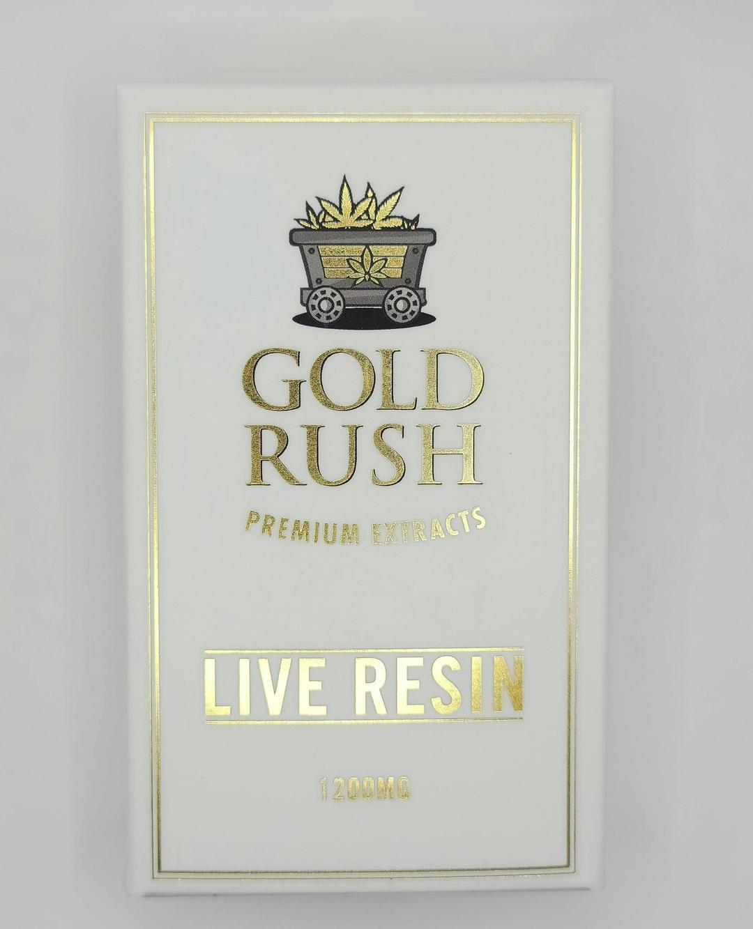 Gold Rush - Hybrid - Live Resin Cartridges - Fresh Powder