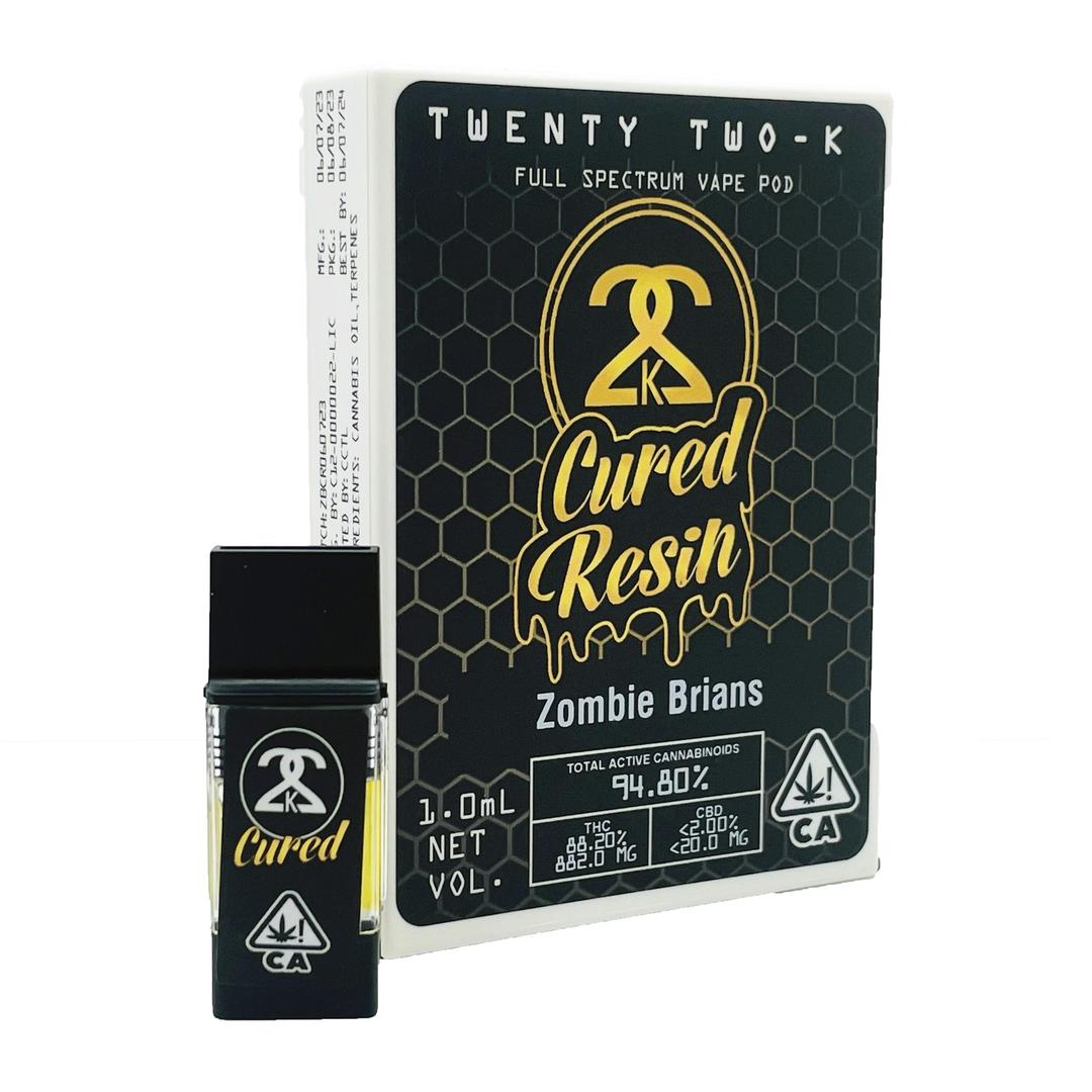 22K - Cured Resin - Zombie Brains - 1.0ml POD