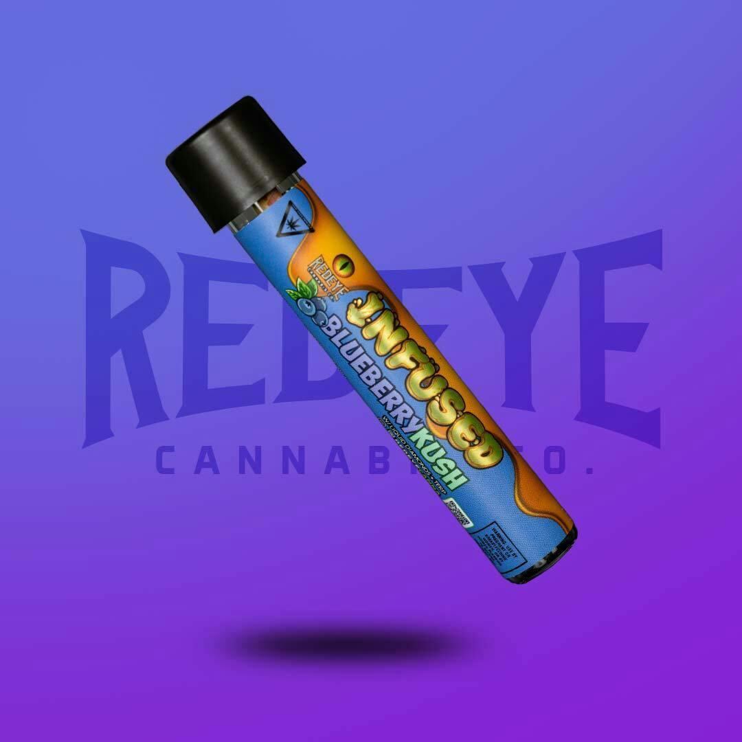 Redeye Cannabis: INFUSED Blueberry Kush Pre-roll 1.2G