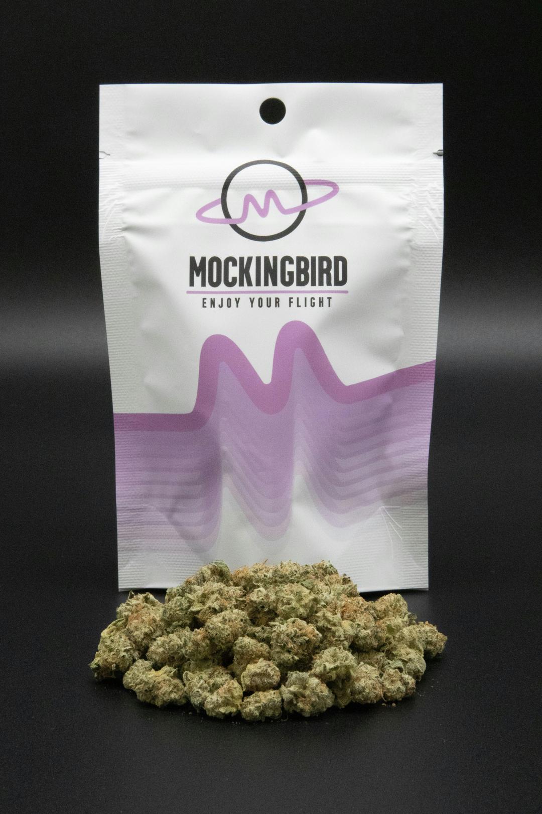 Mockingbird Premium Cannabis Smalls: Dragon Fruit Juice 7g bag