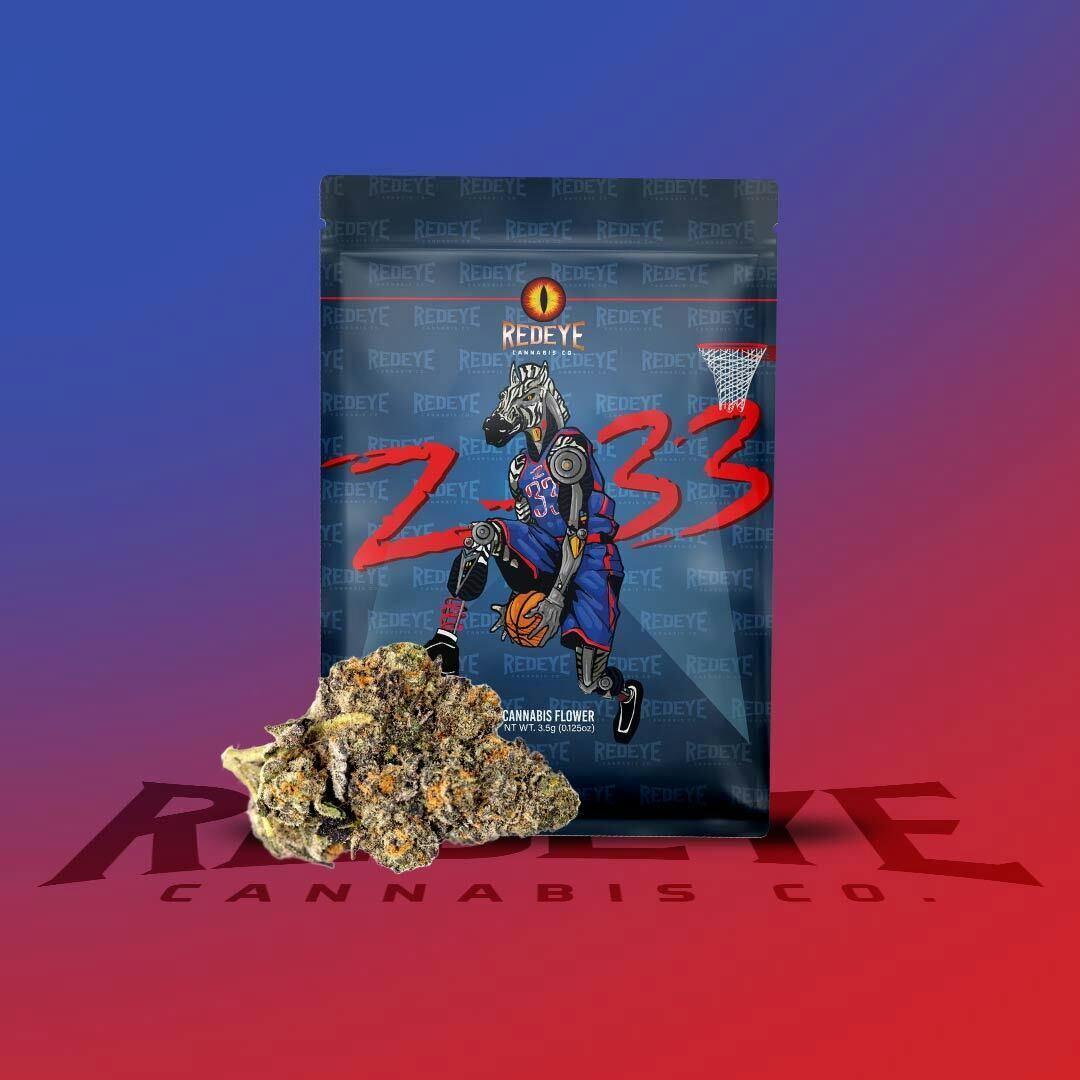 Redeye Cannabis: Z-33 3.5g Package Gelato 33 x Slurricane