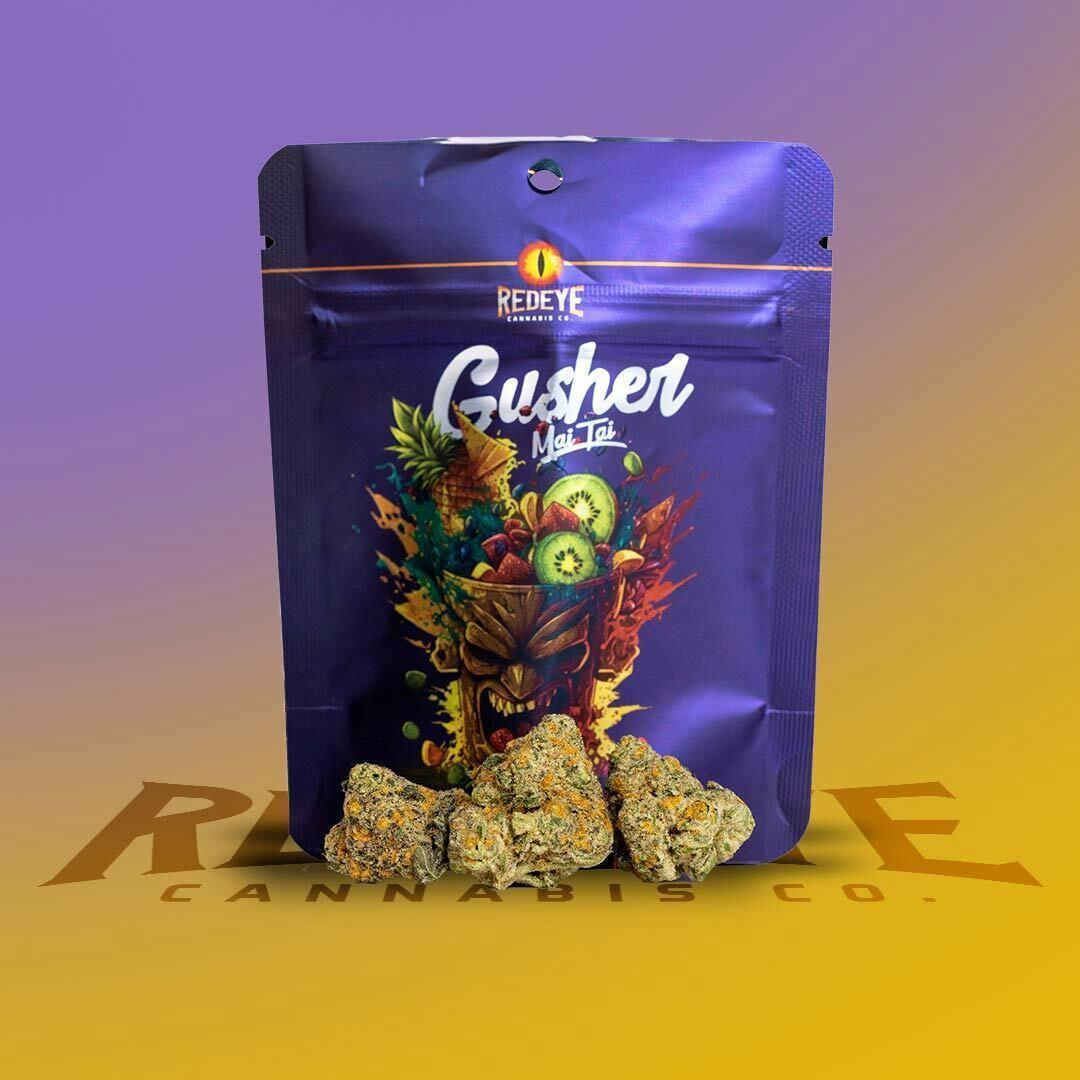 Redeye Cannabis: Gusher Mai Tai 3.5g Package