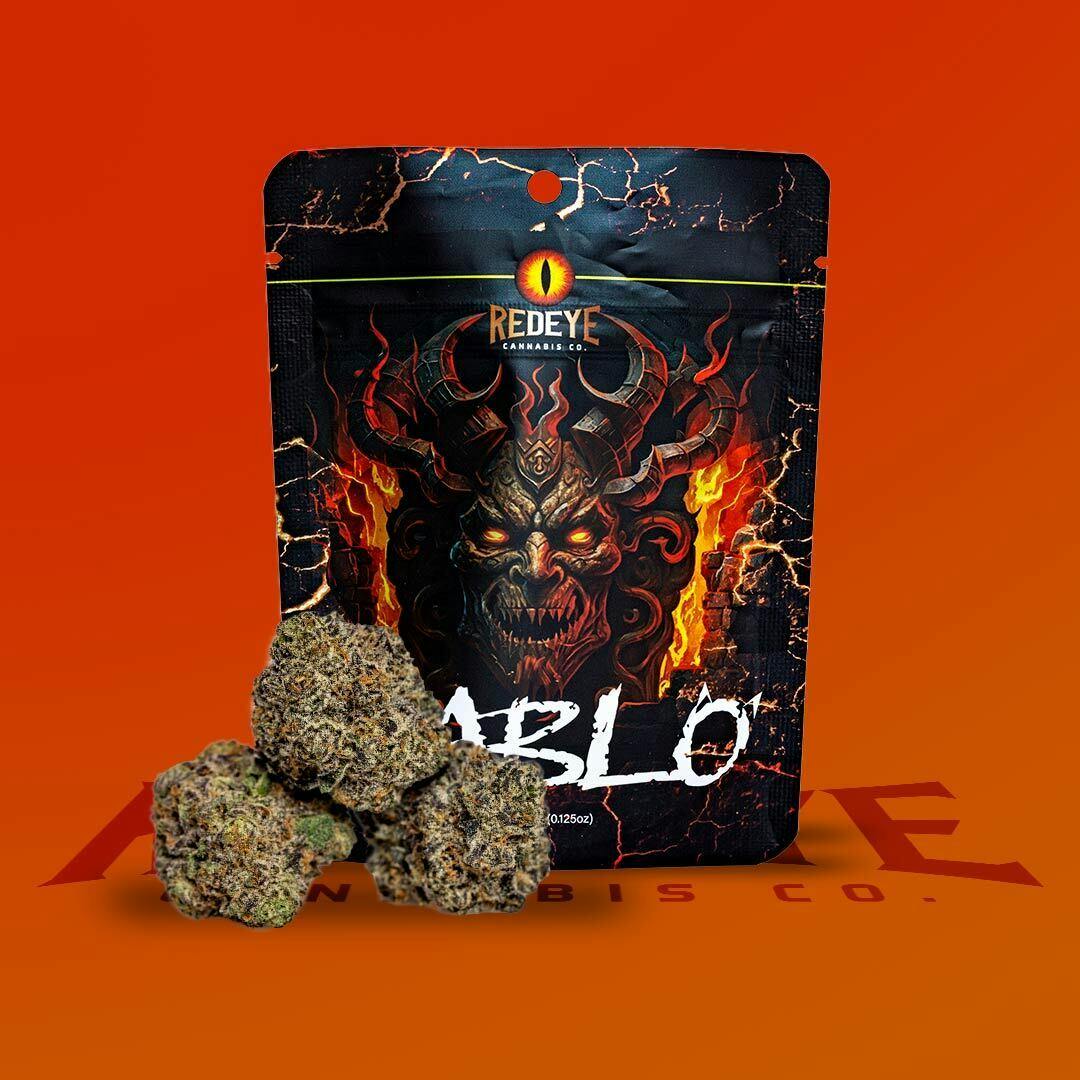 Redeye Cannabis: Diablo 3.5g Package