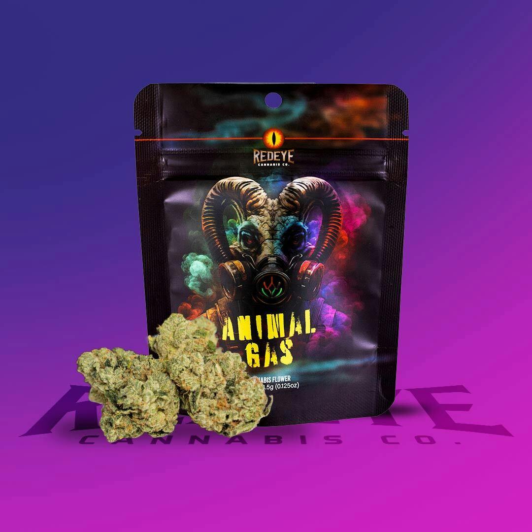 Redeye Cannabis: Animal Gas 3.5g Package