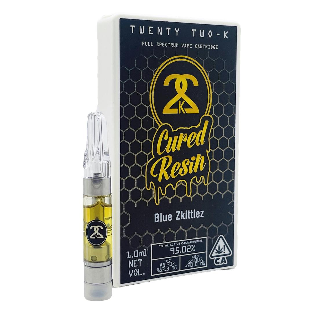 22K - Cured Resin - Blue Zkittles - 1.0ml Cartridge