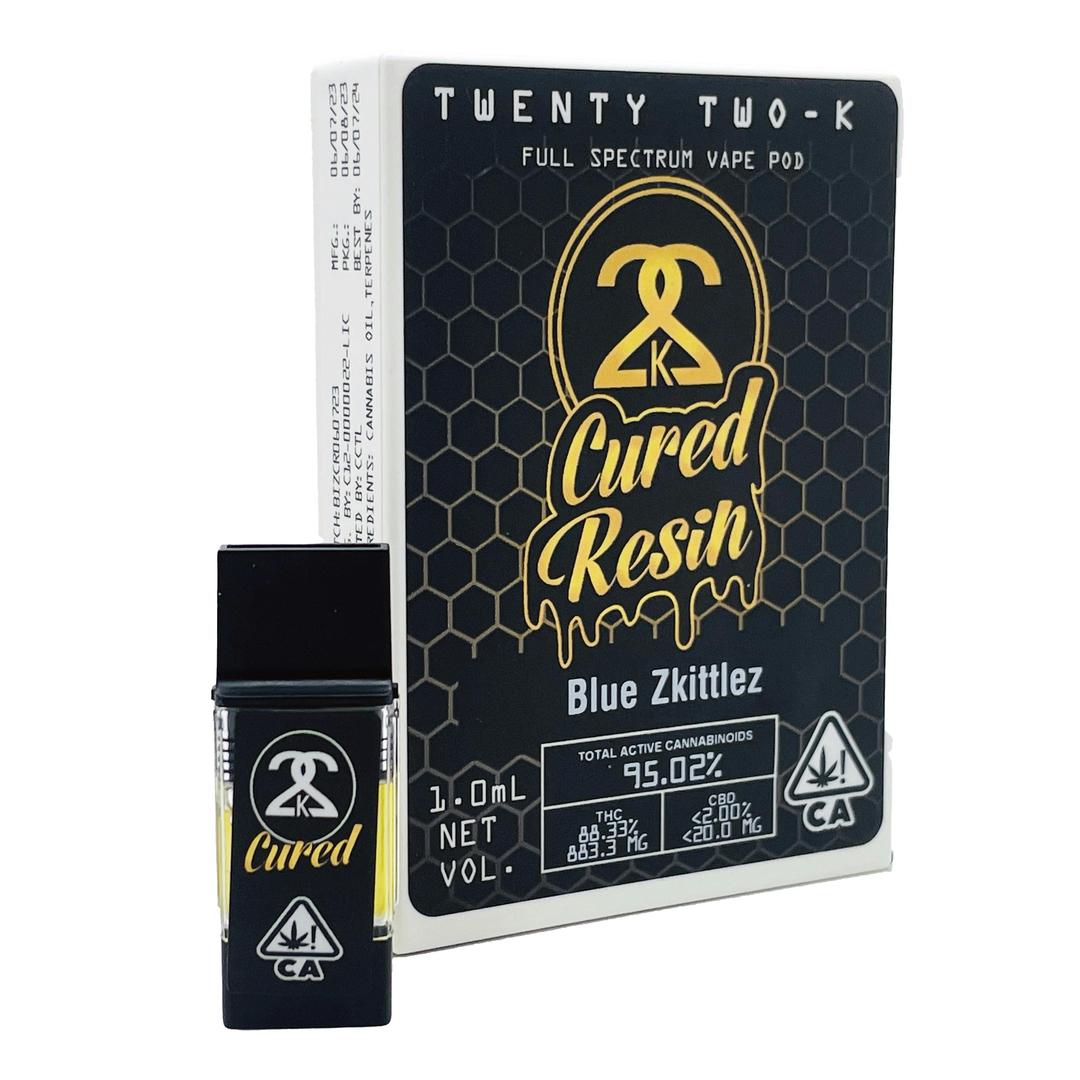 22K - Cured Resin - Blue Zkittles - 1.0ml POD