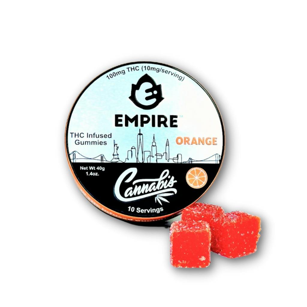 Orange Gummies 10mg THC 10 pack