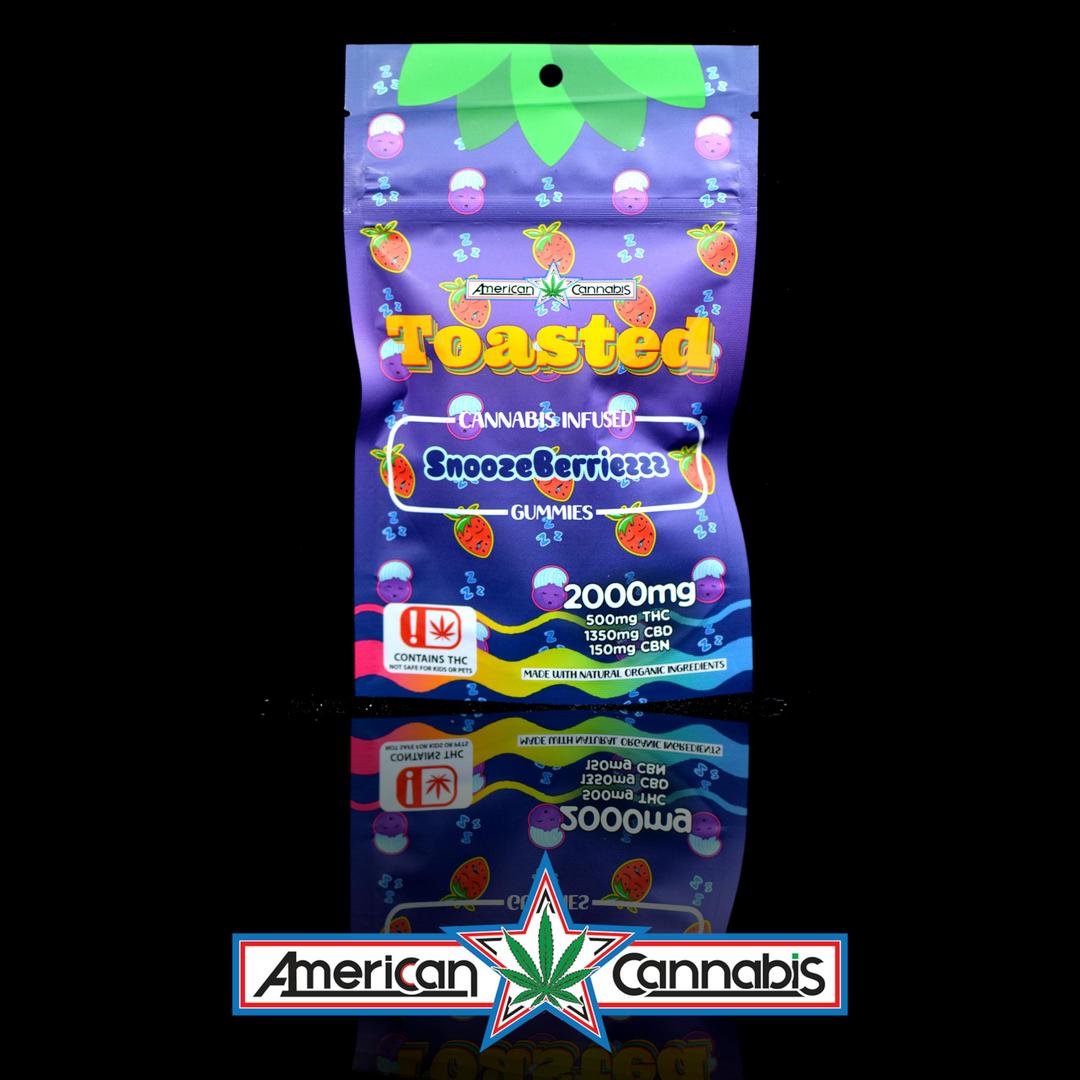 ACC TOASTED GUMMIES SNOOZBERRY 2000MG [HYBRID]