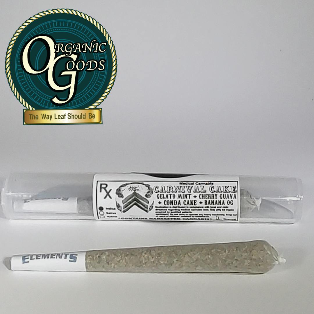 Organic Goods Pre-Roll Carnival Cake 1 G