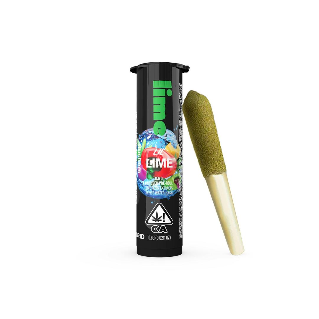 Infused Lil' Lime (.6g Hybrid Mini Pre Roll) | Gushers