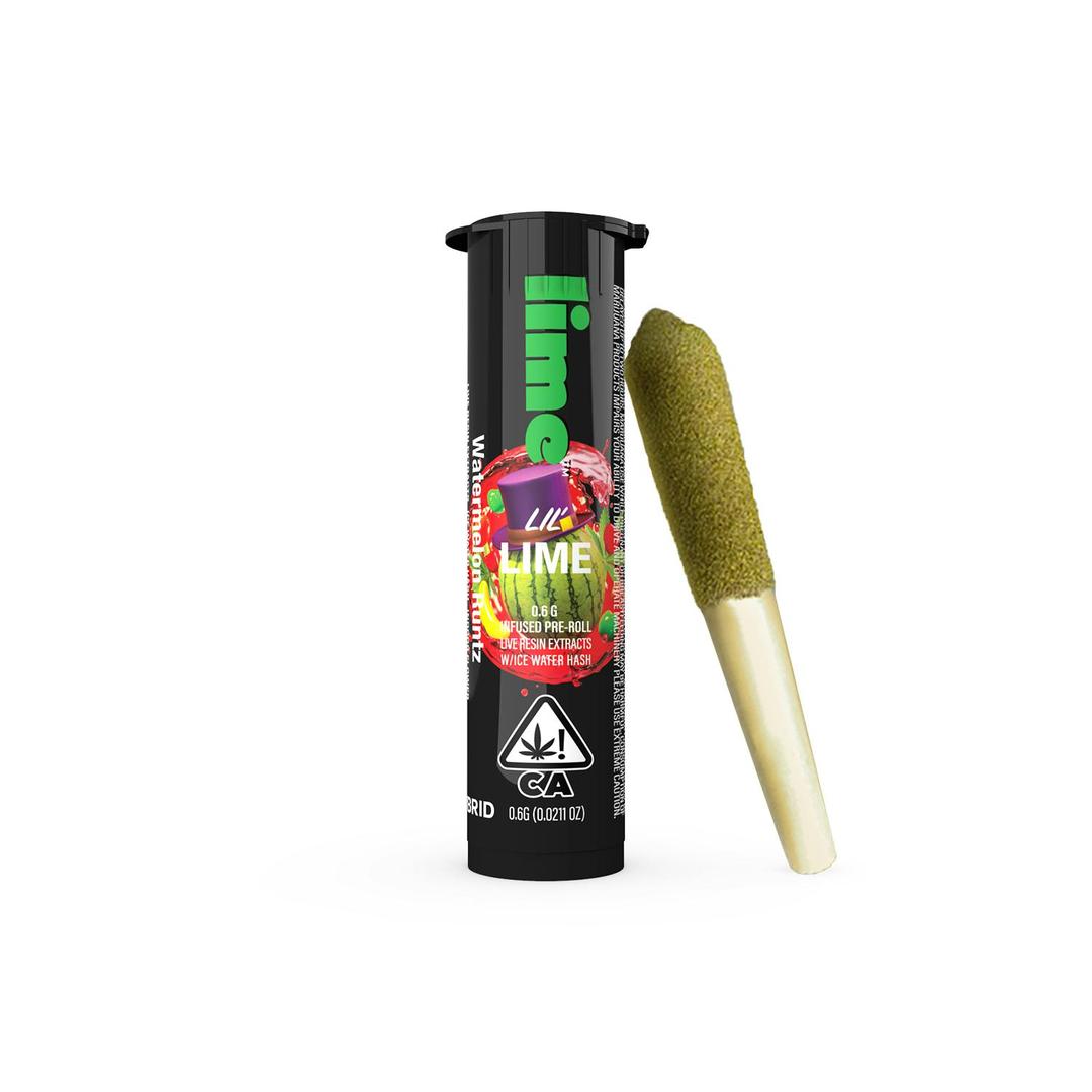 Infused Lil' Lime (.6g Hybrid Mini Pre Roll) | Watermelon Runtz