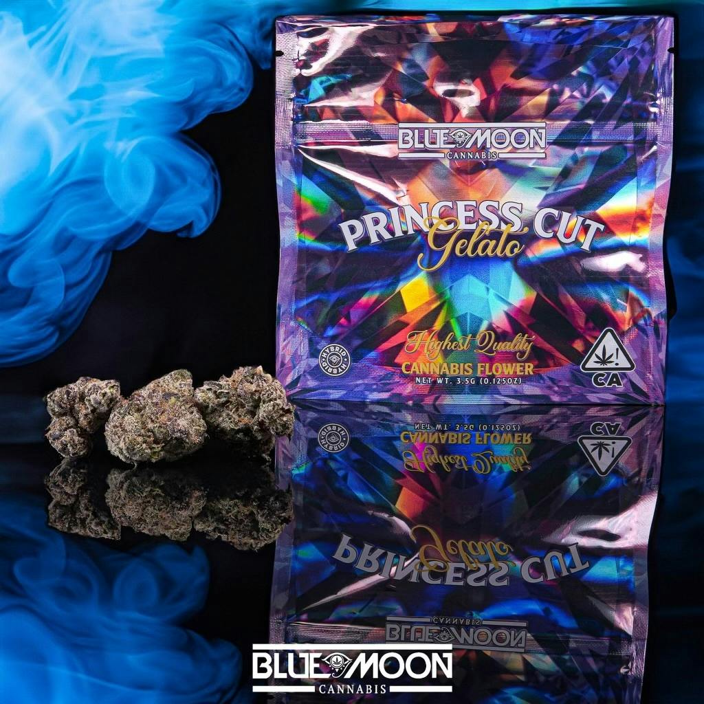 Blue Moon Princess Cut Gelato 3.5 Gram Flower Bag