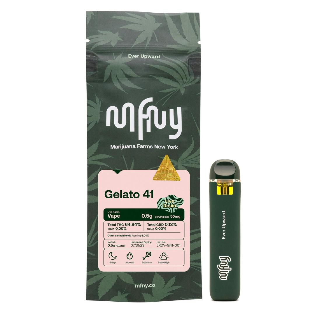 Gelato 41 Live Rosin Disposable Vape
