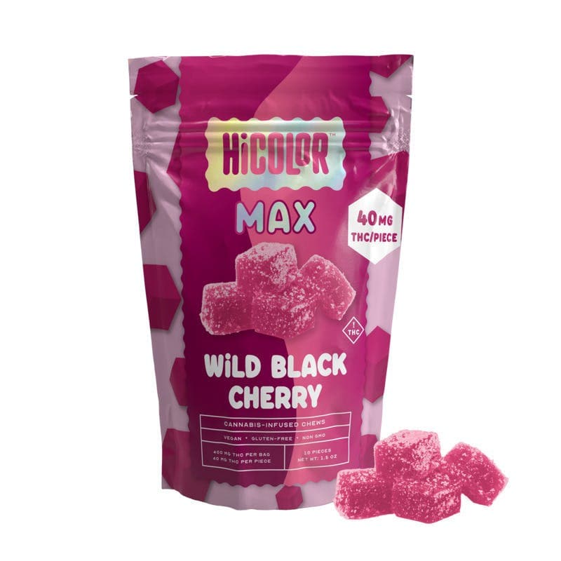Wild Black Cherry 40mg MAX Chews [10pk]