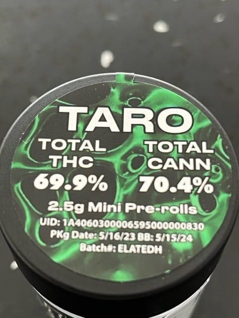 TARO INFUSED 5PACK PREROLLS