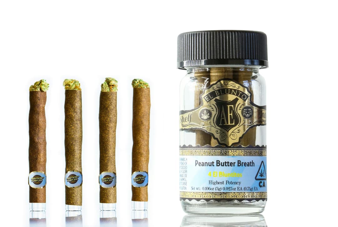 El Bluntito - 4-Pack - Peanut Butter Breath - 4 x .75G [Mini Blunt Pack]
