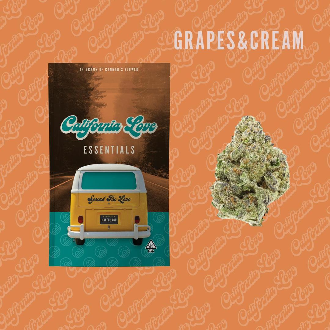 1/2oz Essentials | Grapes & Cream | 14g
