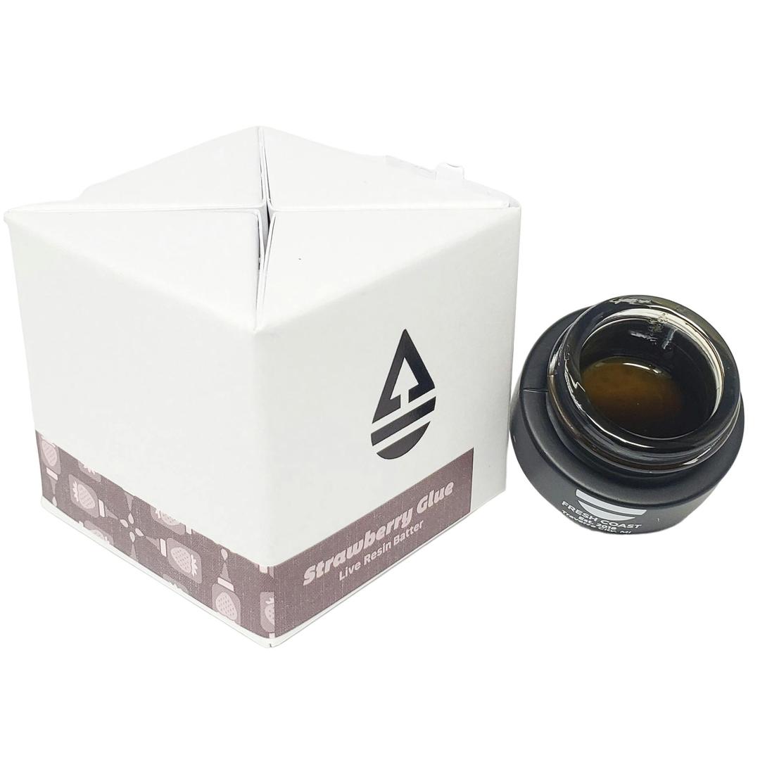 Strawberry Glue | Live Resin Batter 3.5g | Hybrid