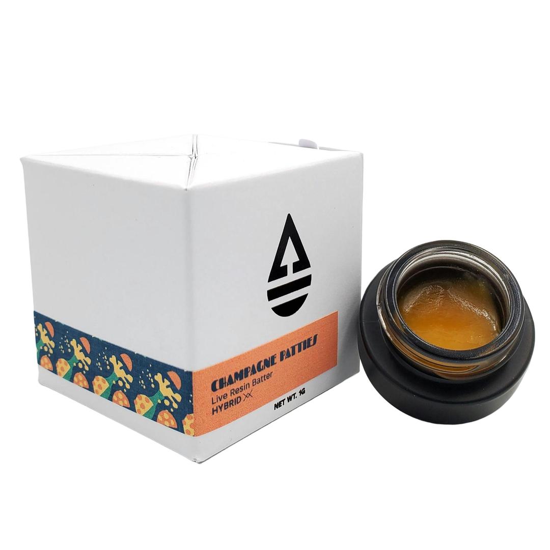 Champagne Patties | Live Resin Batter 1g | Hybrid
