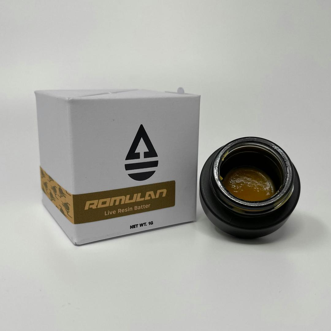 Romulan | Live Resin Batter 1g | Indica