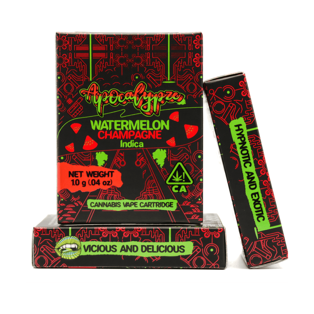 Watermelon Champagne - Liquid Diamond Vape - 1 g Cart