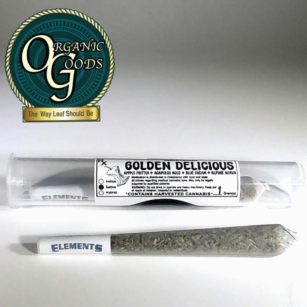 Organic Goods Pre-Roll Golden Delicious 1 G