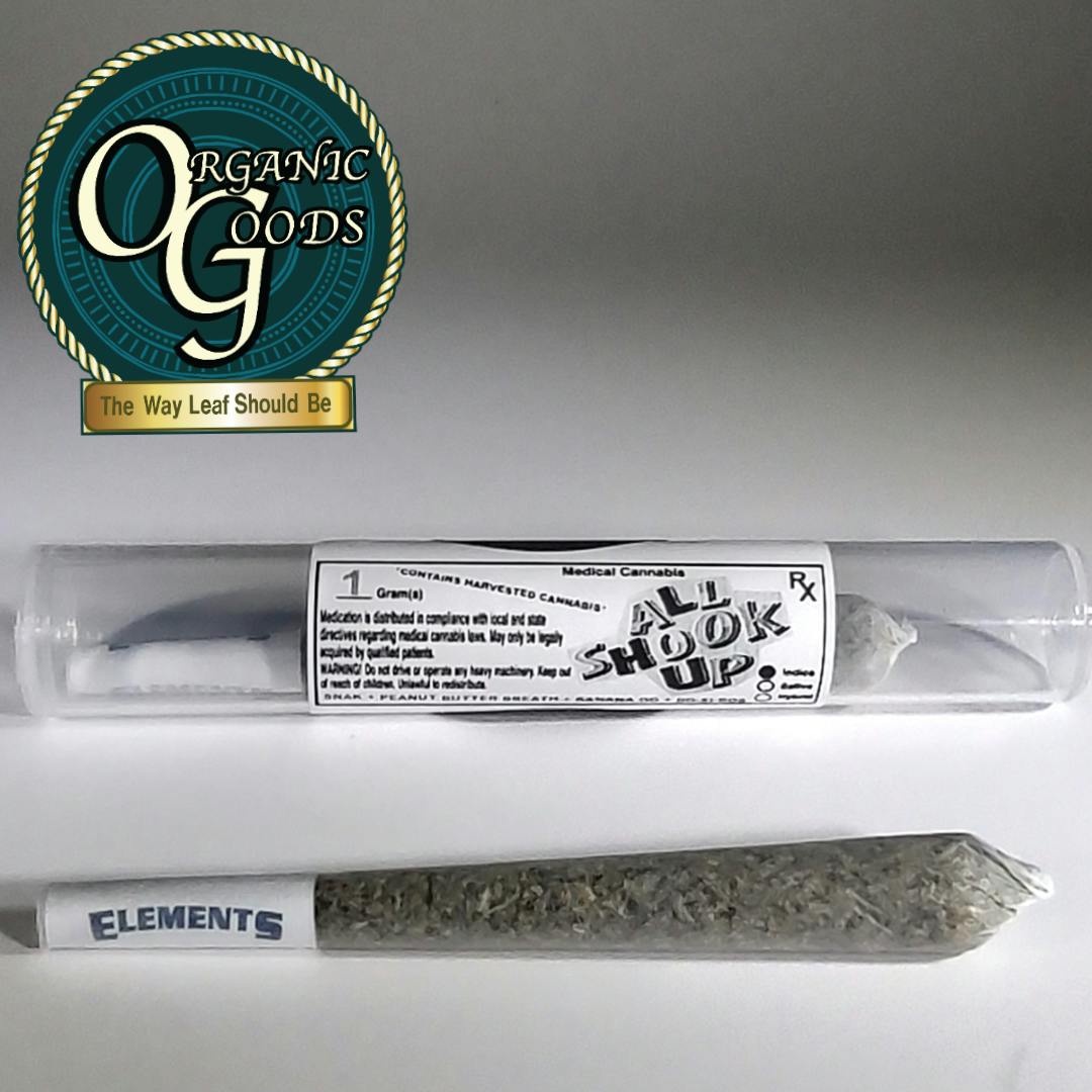 Organic Goods Pre-Roll All Shook Up 1 G
