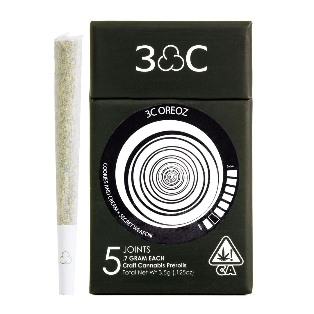 3C | Oreoz Prerolls 5pk - 3.5g