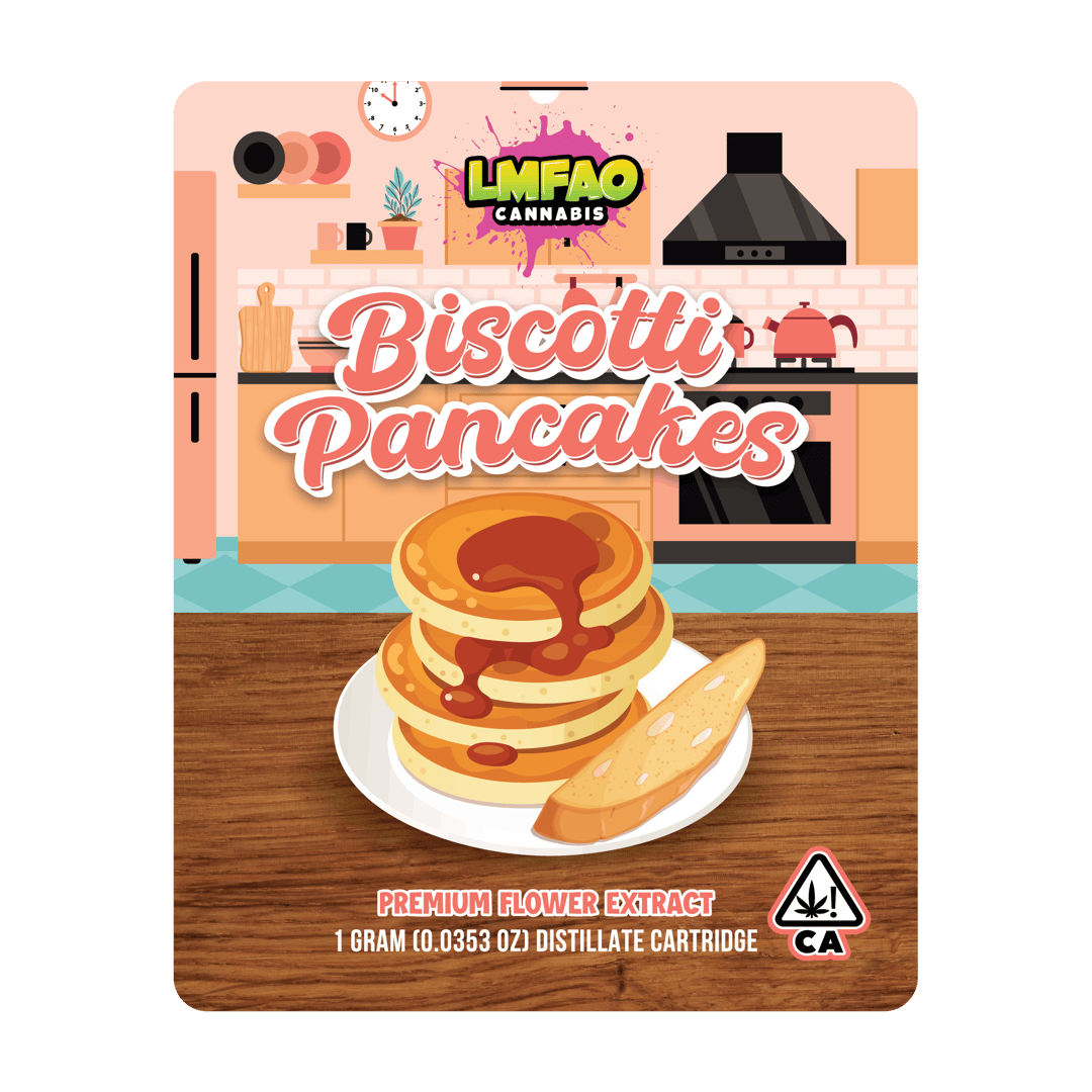 Biscotti Pancakes 1g Distillate Cartridge