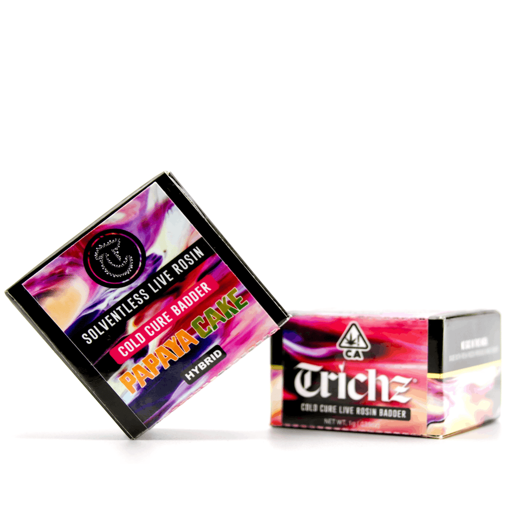 Trichz Premium Live Rosin - Papaya Cake 1g