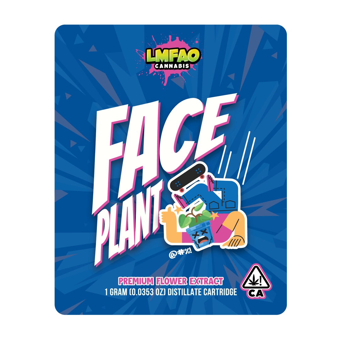 Face Plant 1g Distillate Cartridge