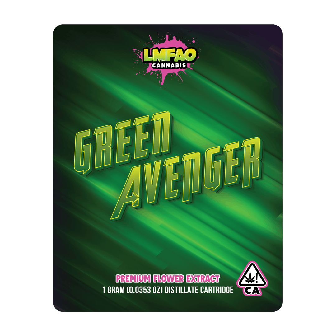 Green Avenger 1g Distillate Cartridge